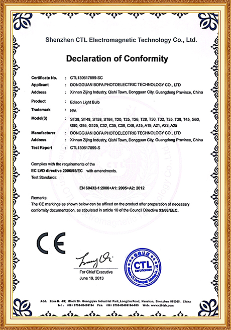 Certificate Of Honor