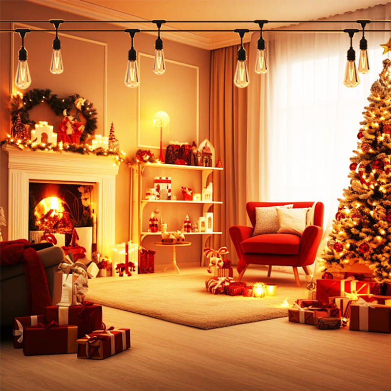 Is the length of the light string customizable to meet the decoration needs of different outdoor spaces?